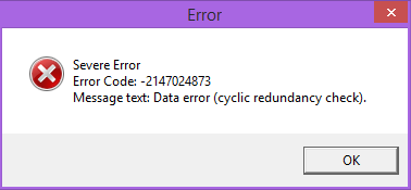 Sever Error Cyclic Redundancy Check Error Code Melco Help Center